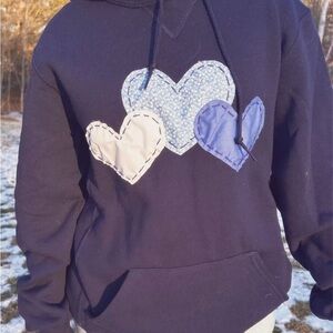 Custom Patchwork hoodie.